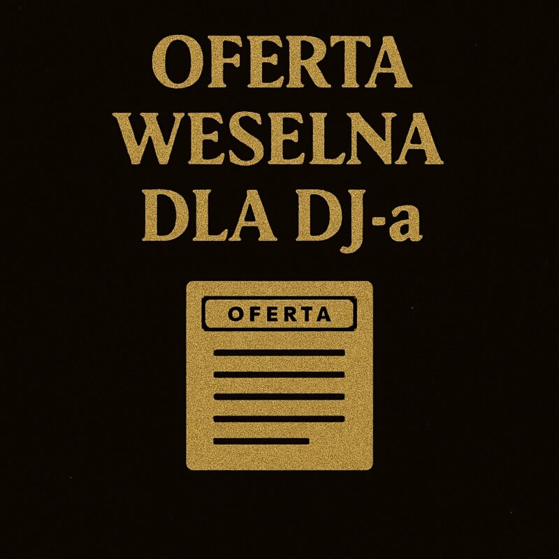 Stworzę dla Ciebie ofertę weselną