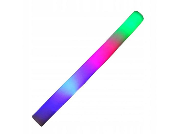 Pałka piankowa świecąca led