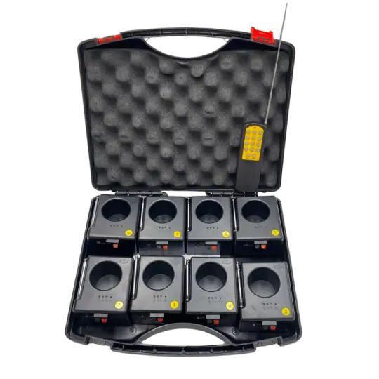 System do zdalnego odpalania fontann 8 kanałów z podstawkami