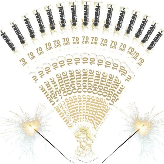 Zimne Ognie Odpalaj 70cm na Wesele - 10 szt./op.