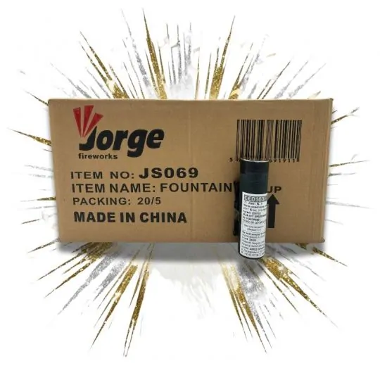 Zestaw 50 sztuk – Fontanna iskier JS069 – 3 metry, 60 sekund