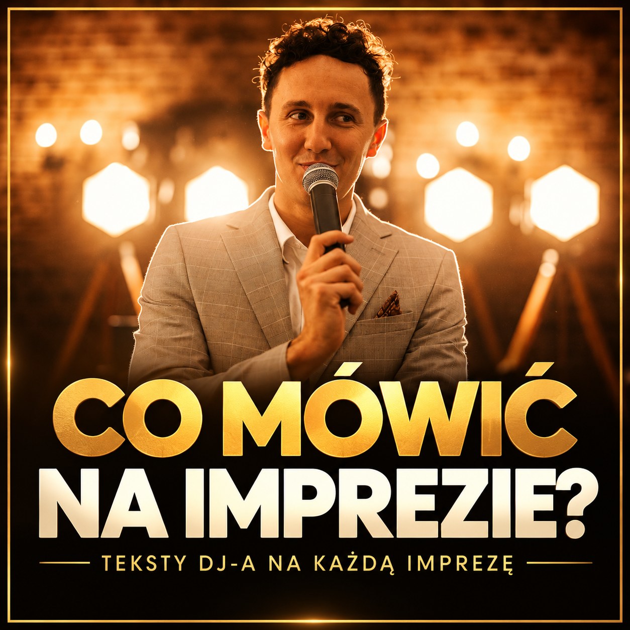 Co mówić na imprezie? Teksty DJ-a na każdą imprezę – Mateusz Przysucha z mikrofonem