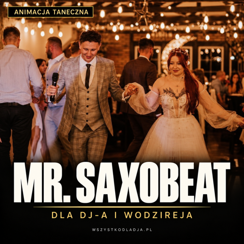 MR. SAXOBEAT – okładka ze zdjęciem tańczących uczestników