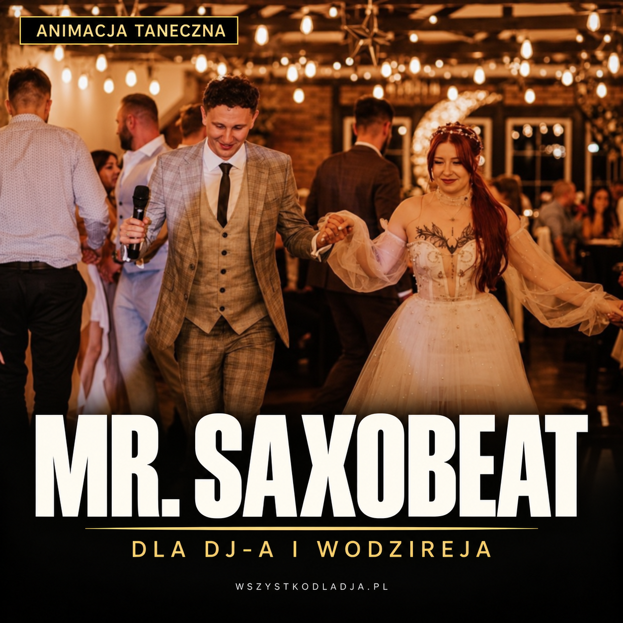 MR. SAXOBEAT – okładka ze zdjęciem tańczących uczestników