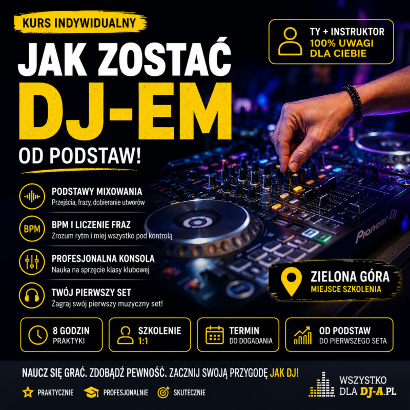 Indywidualny kurs DJ-ski - Jak zostać DJ-em od podstaw