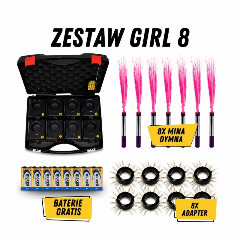 Gotowy zestaw na Gender Reveal "GIRL Maxi"
