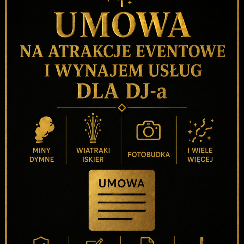 Umowa na dodatkowe atrakcje i usługi