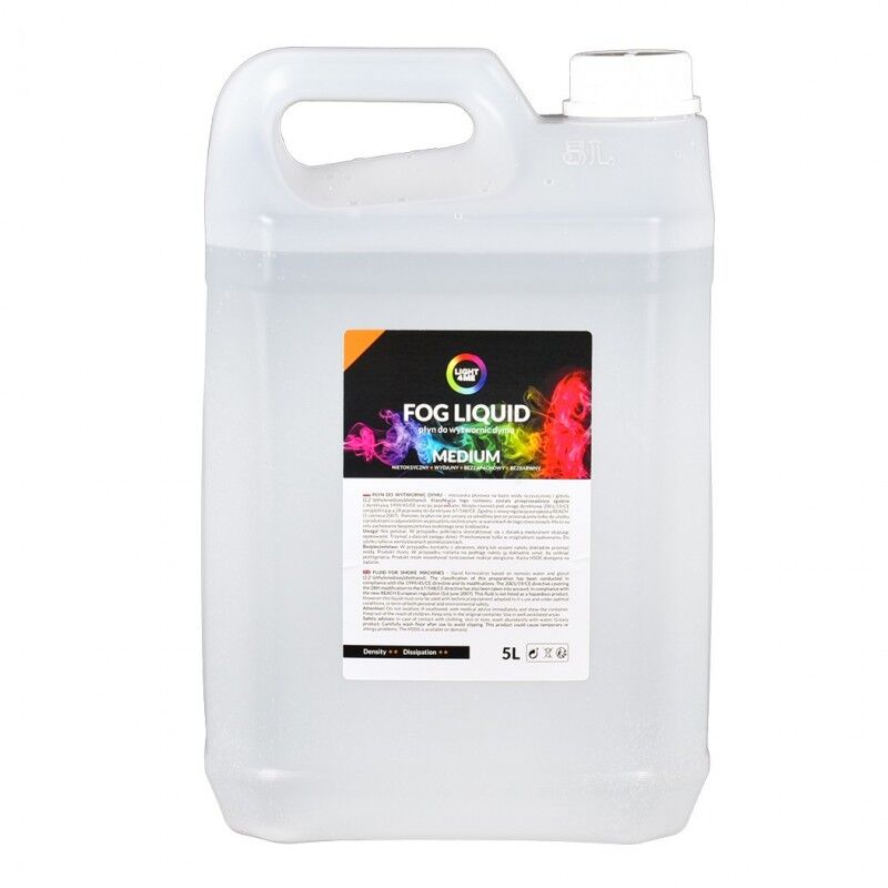 LIGHT4ME FOG LIQUID MEDIUM 5L – płyn do wytwornic dymu i mgły