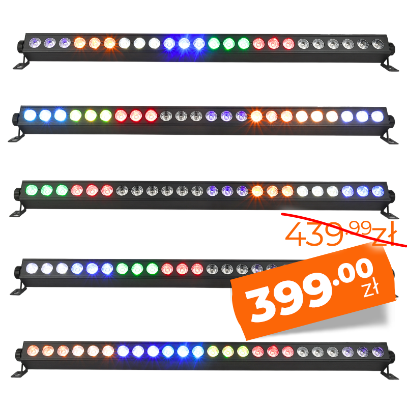 LIGHT4ME DECO BAR RGBWA-UV – listwa LED DMX