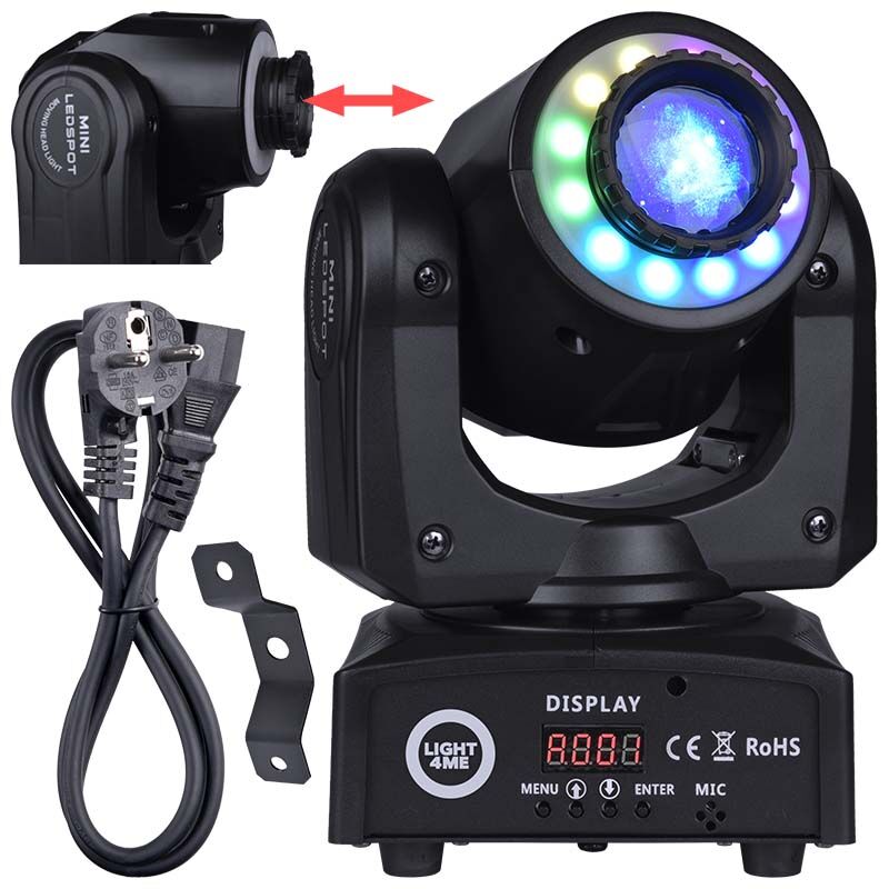 LIGHT4ME 30 SPOT RING – mała głowica ruchoma LED 30W