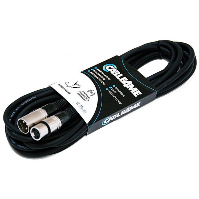 CABLE4ME XLR–XLR 10 m – kabel mikrofonowy i sygnałowy
