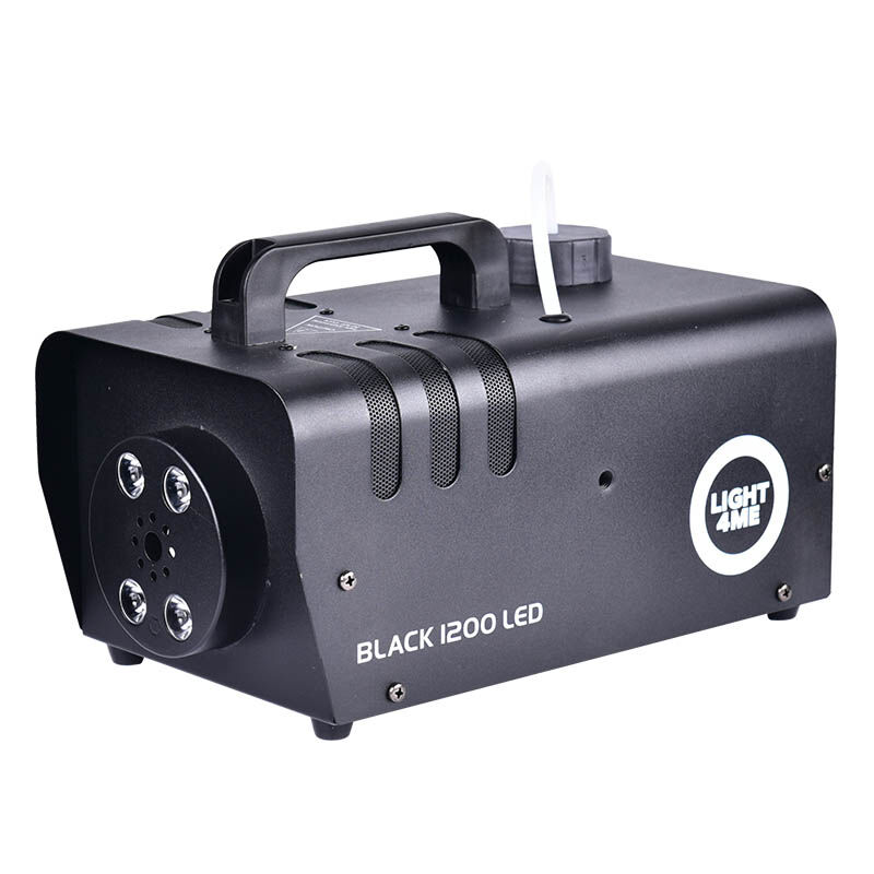 LIGHT4ME BLACK 1200 LED – wytwornica dymu 850W z LED + pilot bezprzewodowy - obrazek 4