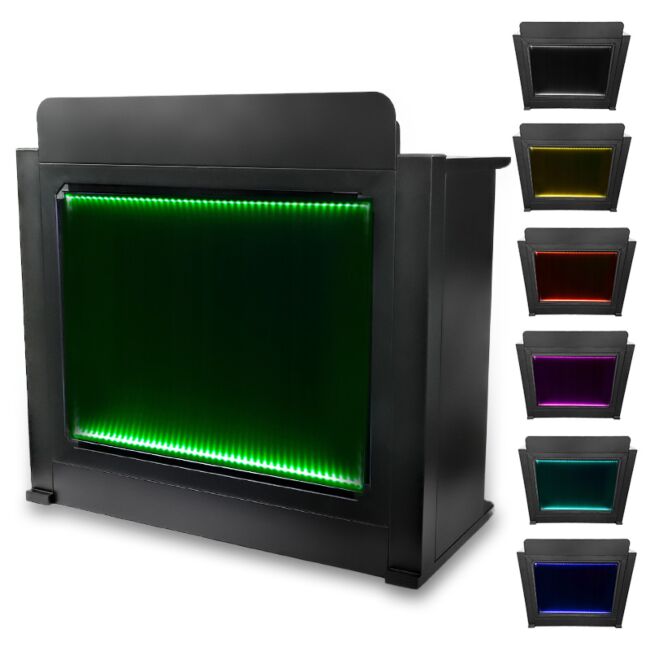 DNA DJ BOOTH BK – stanowisko DJ z podświetlanym panelem LED RGB