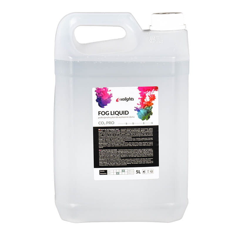 EVOLIGHTS FOG LIQUID CO2 PRO 5L – płyn do pionowych wytwornic dymu