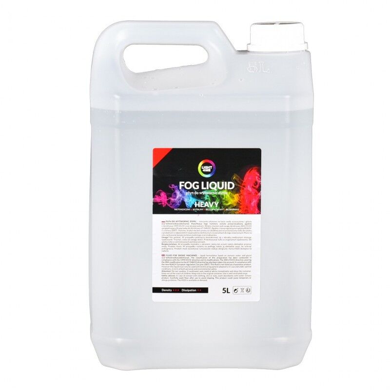 LIGHT4ME FOG LIQUID HEAVY 5L – gęsty płyn do wytwornic dymu i mgły