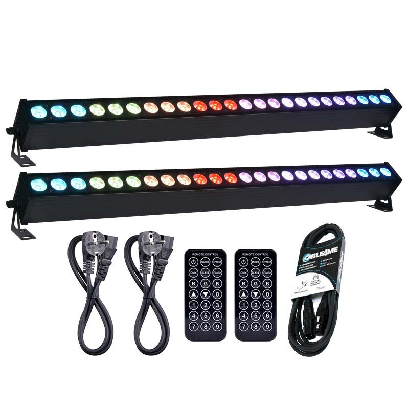 LIGHT4ME PIXEL BAR 24x3W MKIII IR x2 + przewód DMX