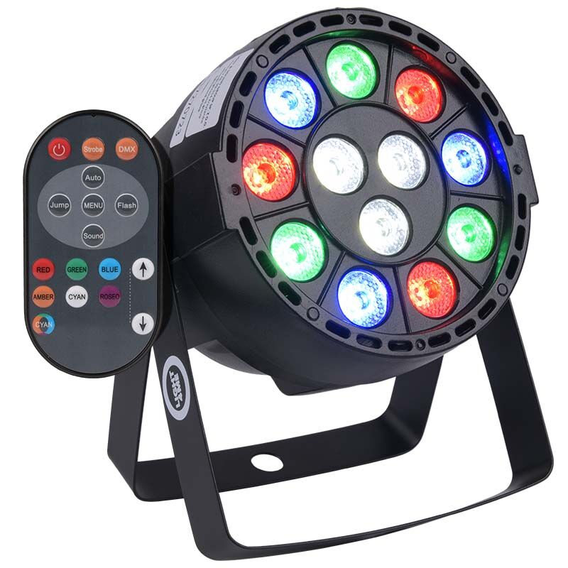 LIGHT4ME P12 LED PAR RGBW – mały reflektor sceniczny + pilot