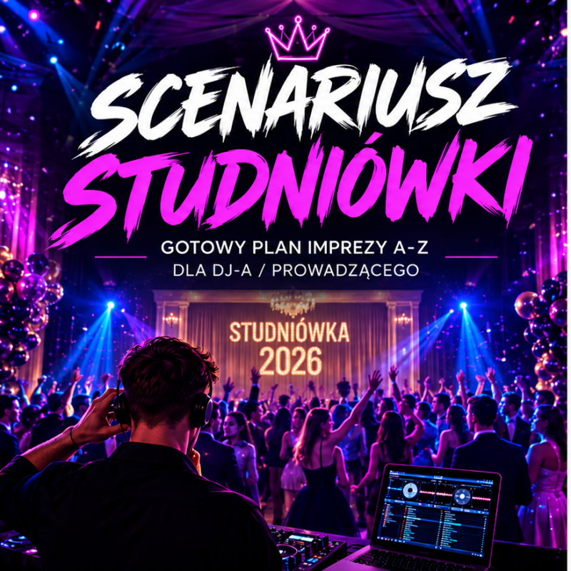 Scenariusz Studniówki dla DJ-a – gotowy formularz i plan imprezy A–Z