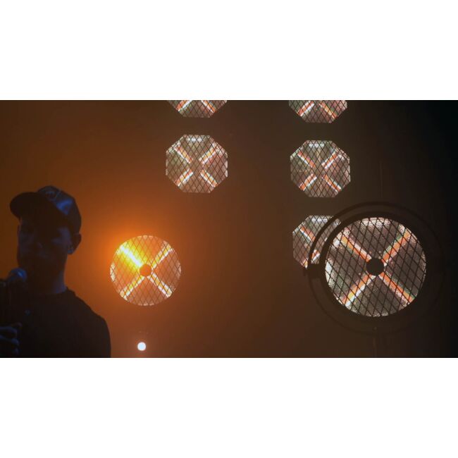 EVOLIGHTS LUMEN X V2 – reflektor sceniczny retro 4x80W Warm White + RGB DMX - obrazek 4