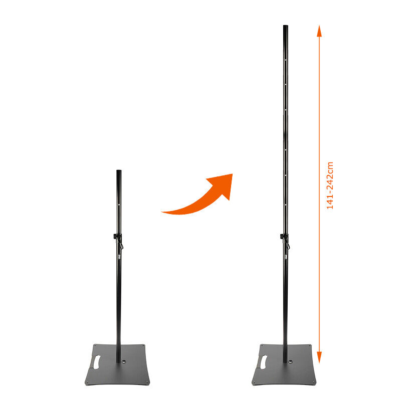 DNA POLE ONE – statyw kolumnowy 141–242 cm do 50 kg, kwadratowa podstawa - obrazek 3