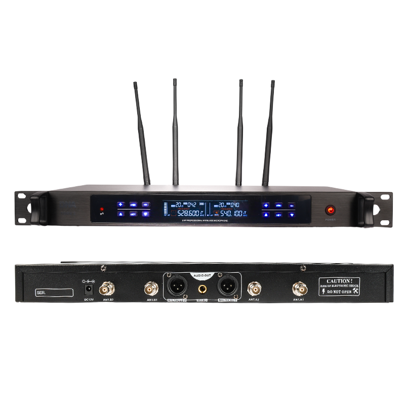 DNA TDRV 2 – zestaw 2 mikrofonów bezprzewodowych UHF True Diversity 518–542 MHz - obrazek 4