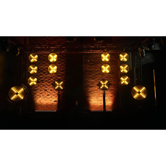 EVOLIGHTS LUMEN X V2 – reflektor sceniczny retro 4x80W Warm White + RGB DMX - obrazek 8
