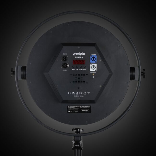 EVOLIGHTS LUMEN X V2 – reflektor sceniczny retro 4x80W Warm White + RGB DMX - obrazek 6