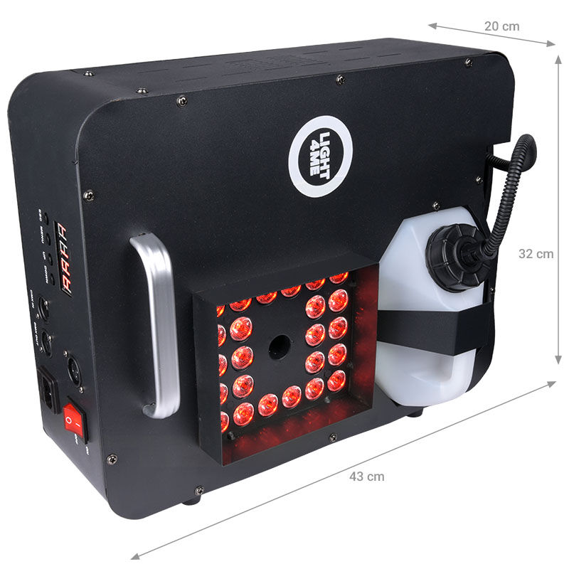 LIGHT4ME JET 1500 LED – pionowa wytwornica dymu 1500W RGB DMX + pilot - obrazek 5