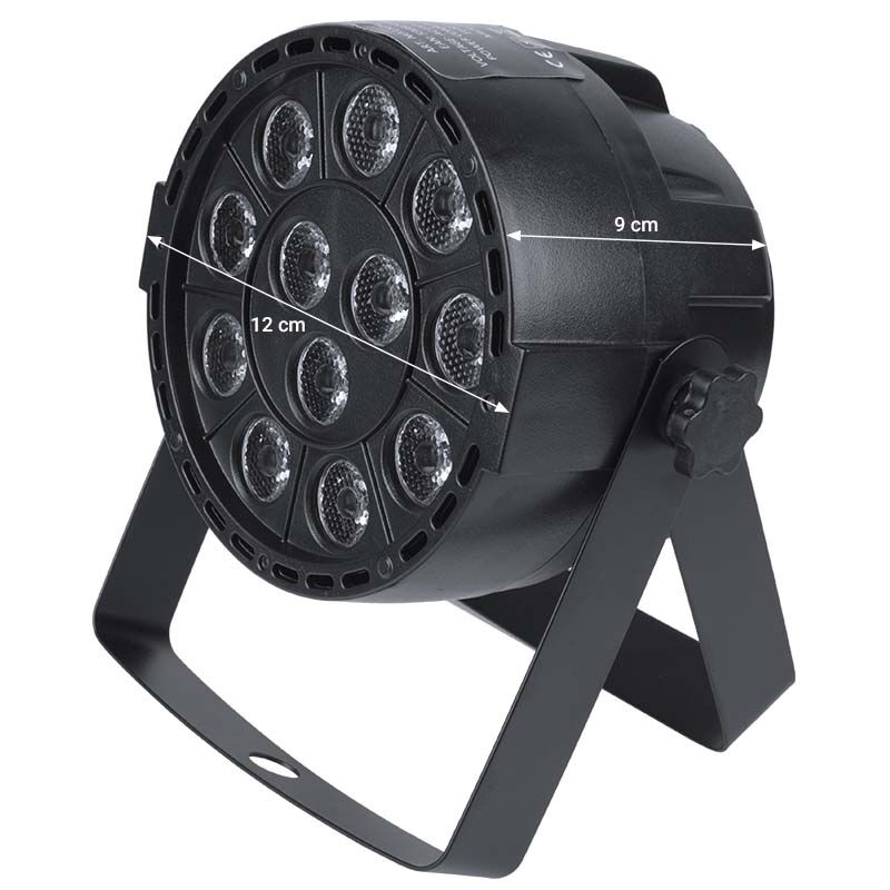 LIGHT4ME P12 LED PAR RGBW – mały reflektor sceniczny + pilot - obrazek 9