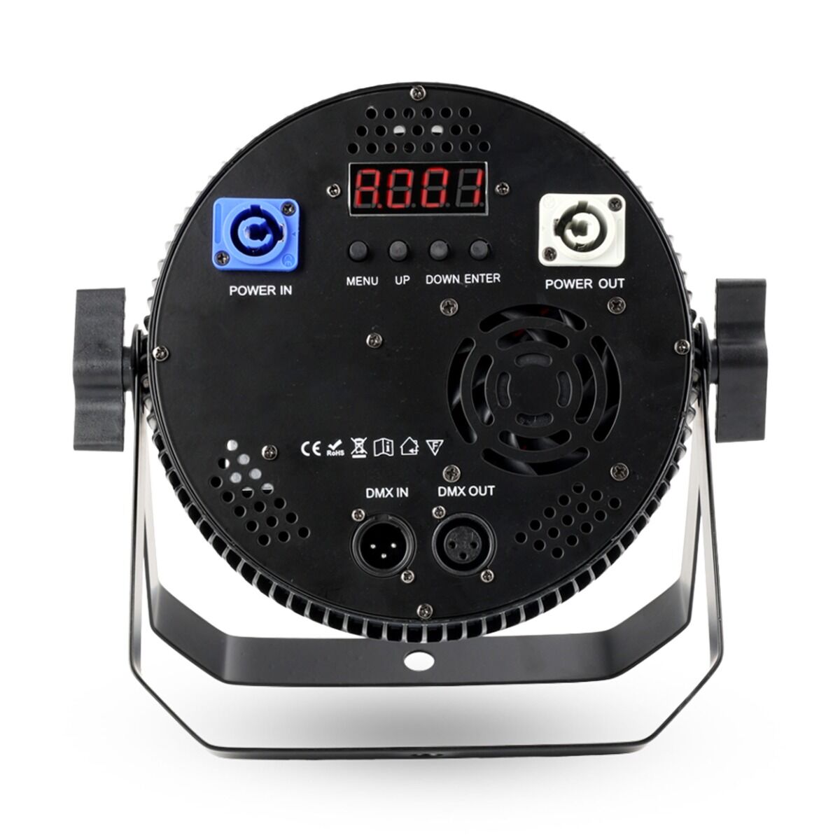 LIGHT4ME ALU TETRA RGBW PAR 18x10W – reflektor LED DMX Powercon - obrazek 4