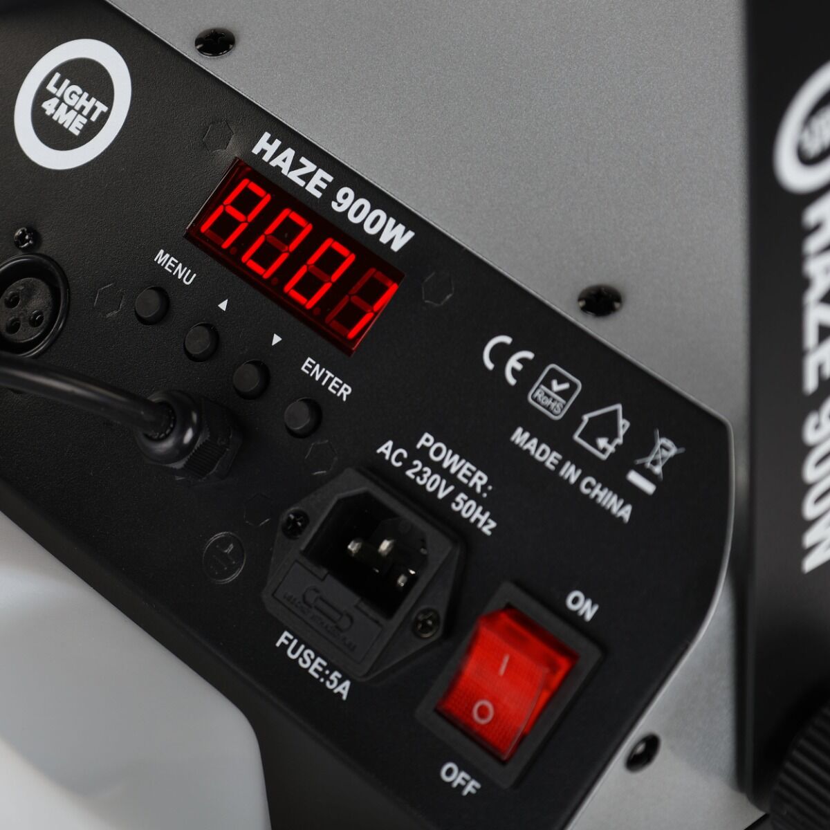 LIGHT4ME HAZE 900W – hazer wytwornica mgły DMX 900W + pilot bezprzewodowy - obrazek 8