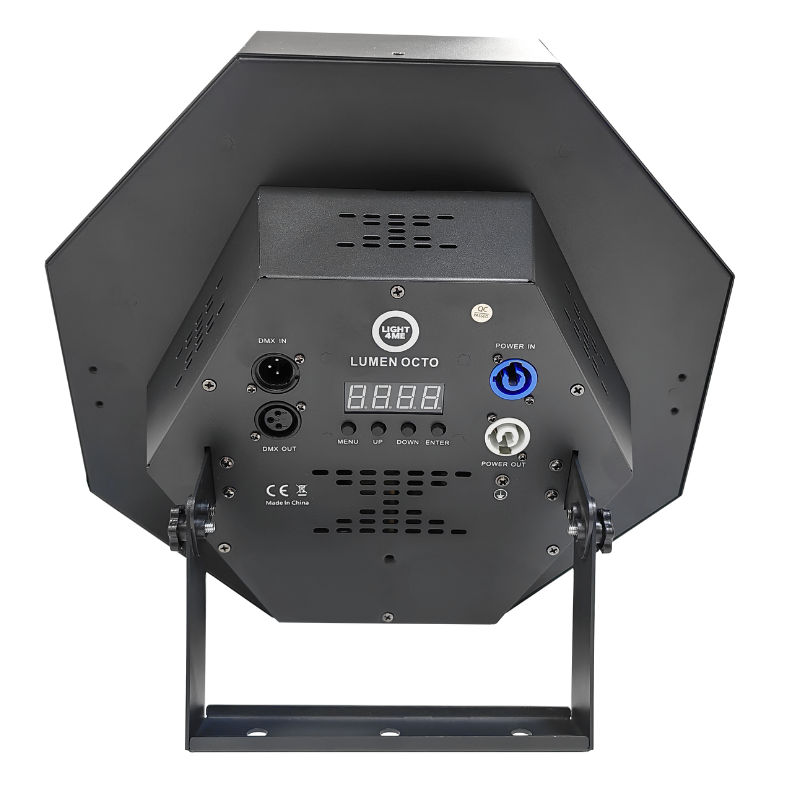 LIGHT4ME LUMEN OCTO – reflektor sceniczny retro 3x60W WW COB + 48x0,3W RGB DMX - obrazek 5