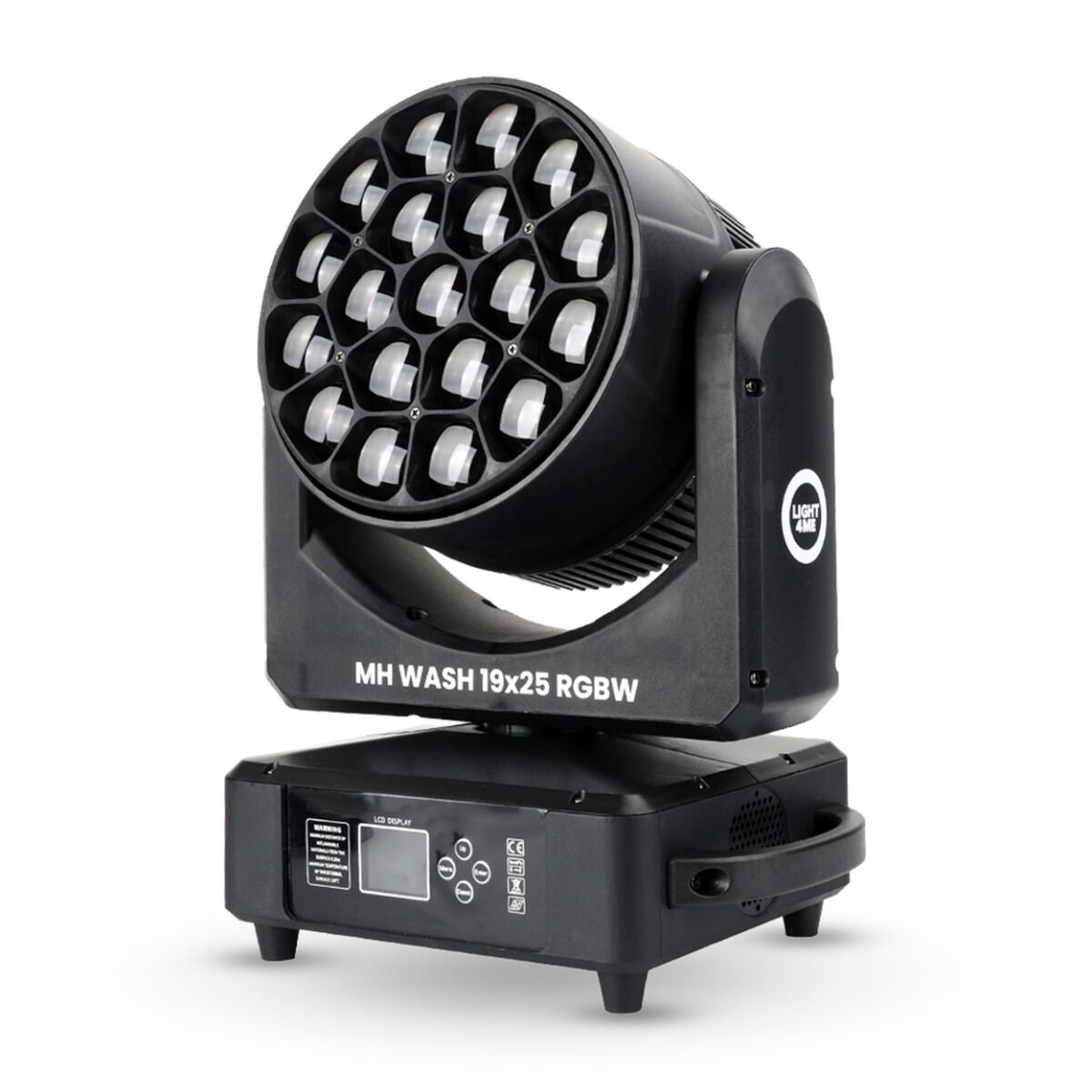 LIGHT4ME MH WASH 19x25 RGBW głowica ruchoma WASH LED DMX ZOOM - obrazek 6