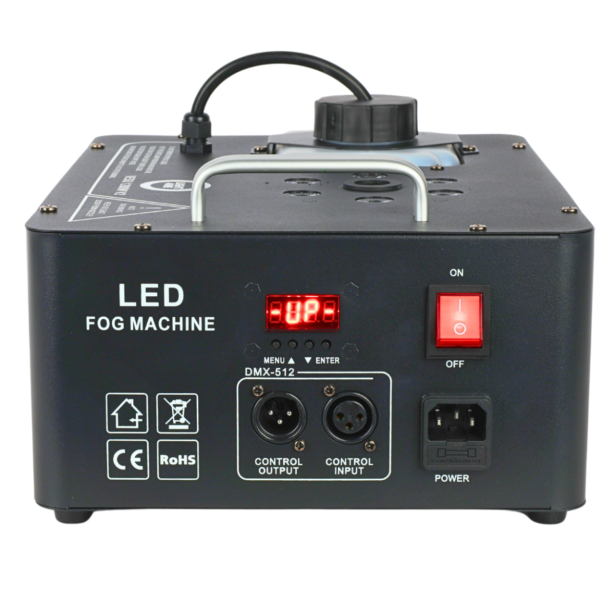 LIGHT4ME VESU 1200W V2 – pionowa wytwornica dymu 1200W RGB LED DMX + pilot - obrazek 4
