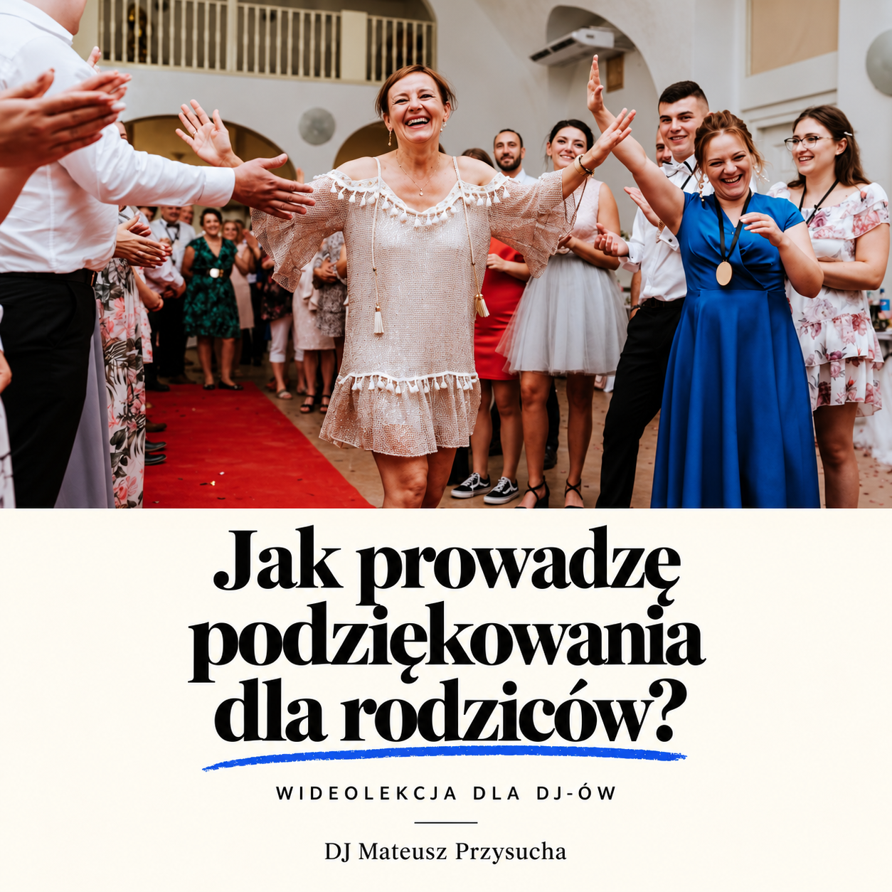 Podziękowania dla rodziców – zobacz, jak prowadzę je na weselu