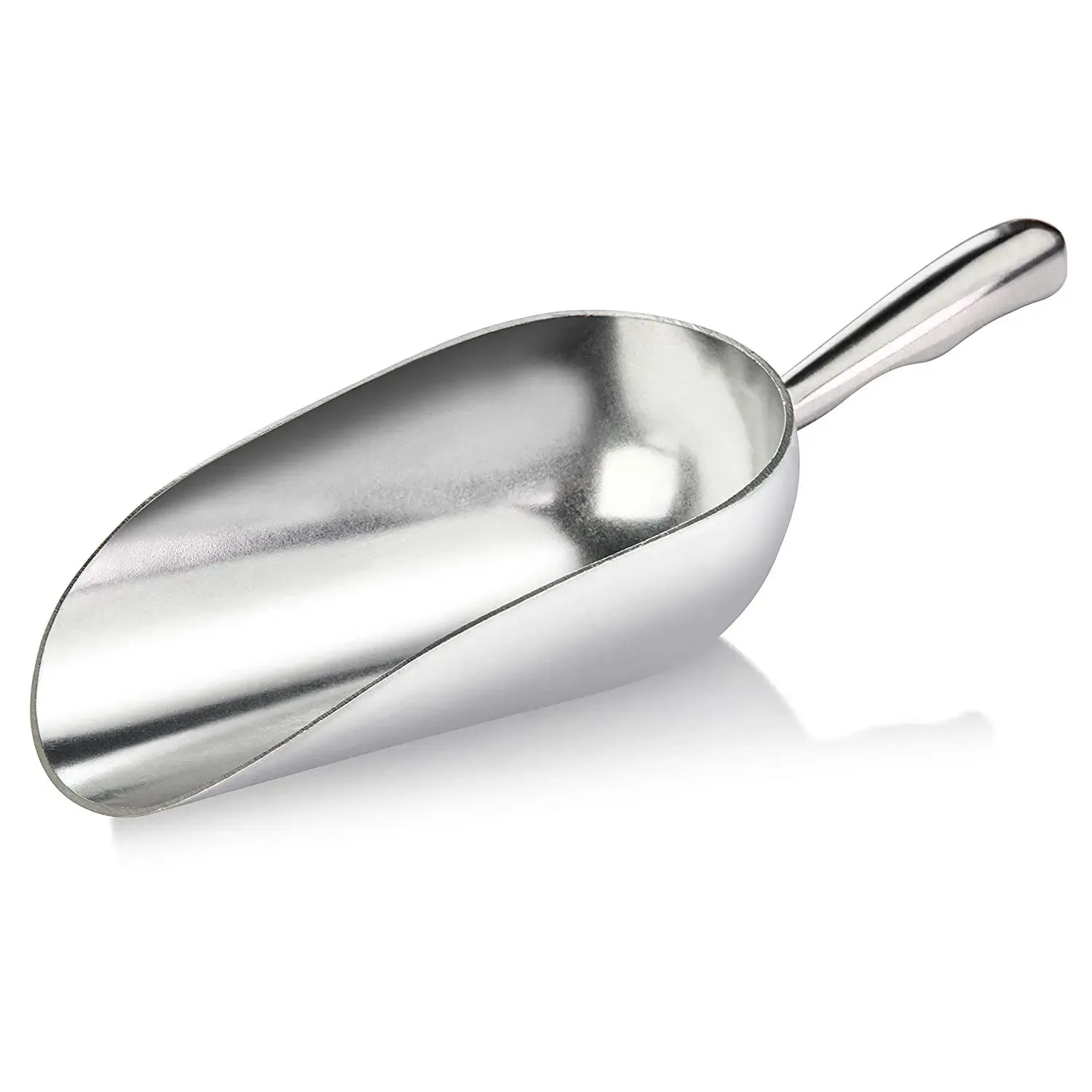 Aluminiowy czerpak 700 ml z metalowym uchwytem
